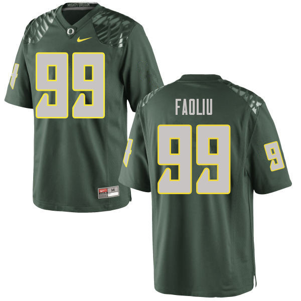 Men #99 Austin Faoliu Oregn Ducks College Football Jerseys Sale-Green - Click Image to Close